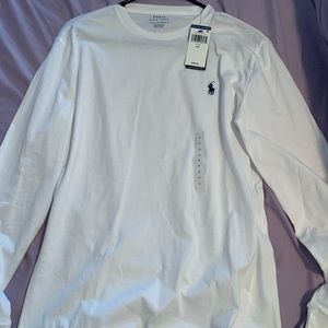Long sleeve polo shirt